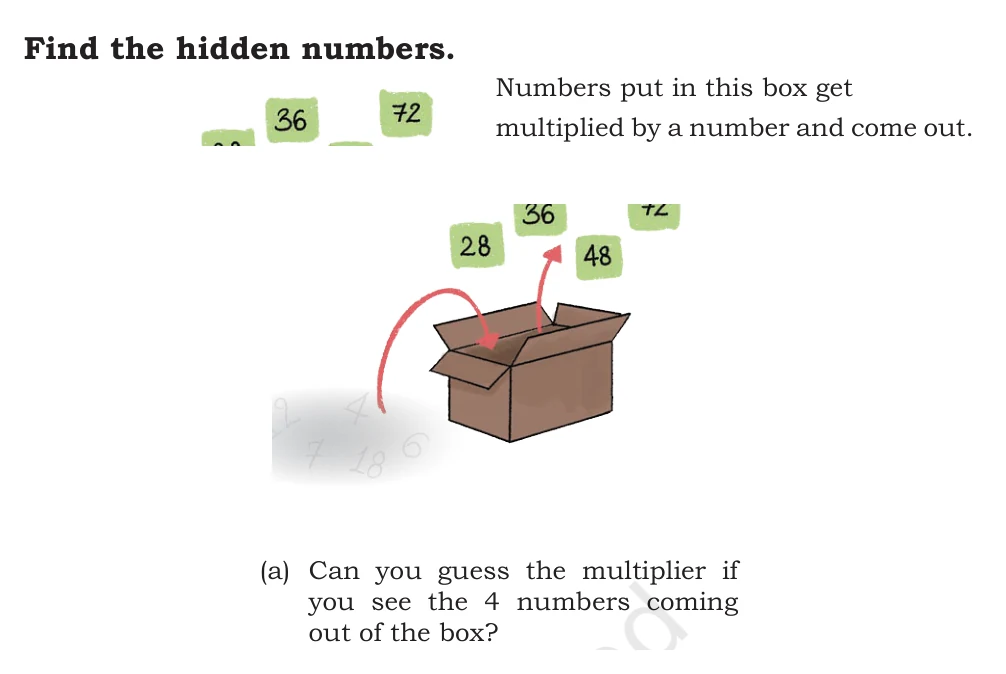 NCERT Class 5 Maths Chapter 13, solved question 1