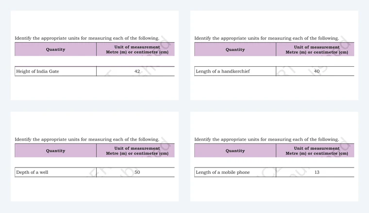 Questions from Class 5 Maths Chapter 5, Far and Near