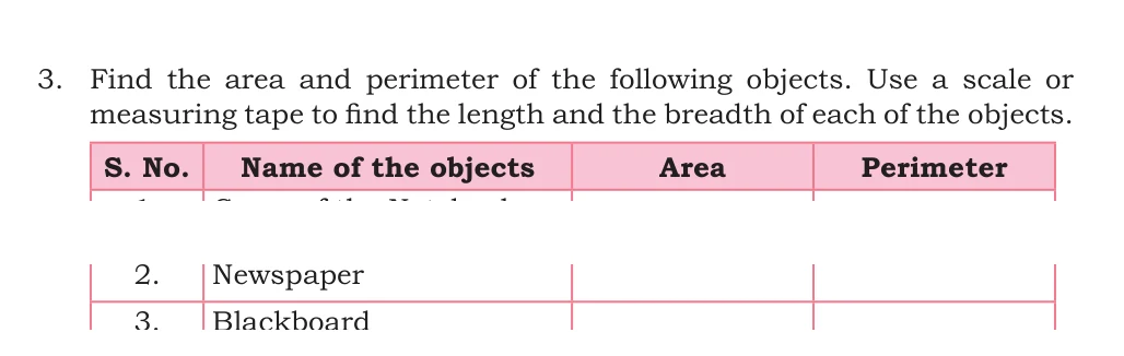NCERT Class 5 Maths Chapter 11, solved question 61