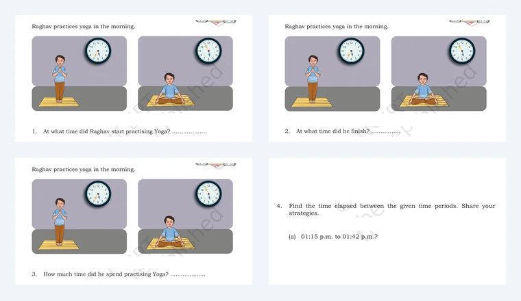 Questions from Class 5 Maths Chapter 12, Racing Seconds