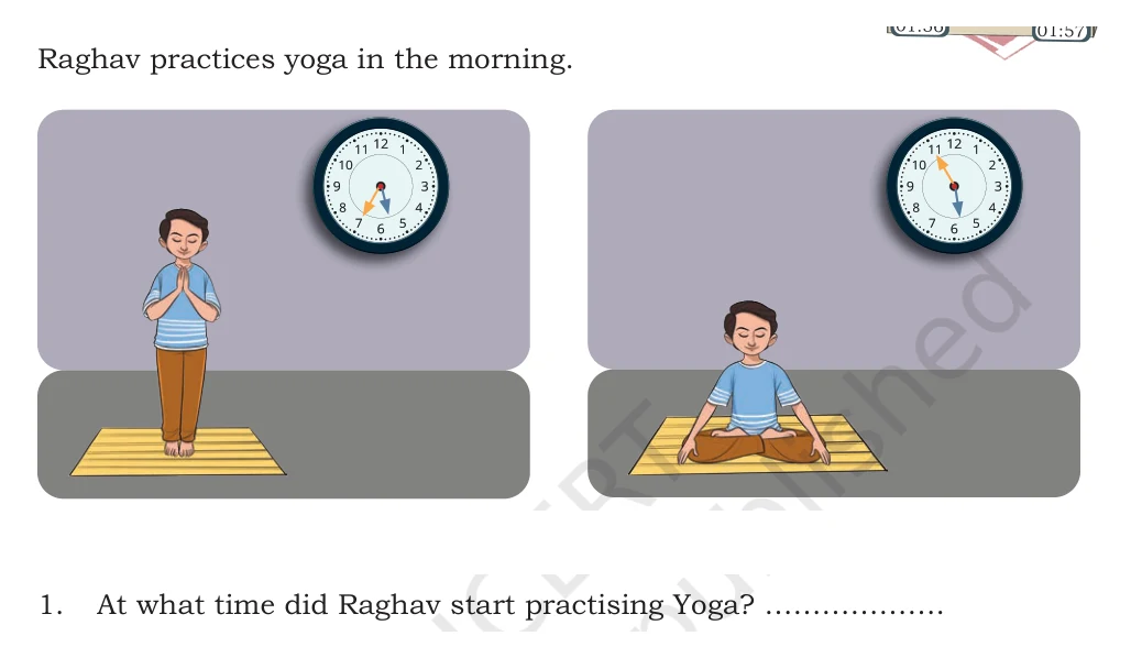 NCERT Class 5 Maths Chapter 12, solved question 1
