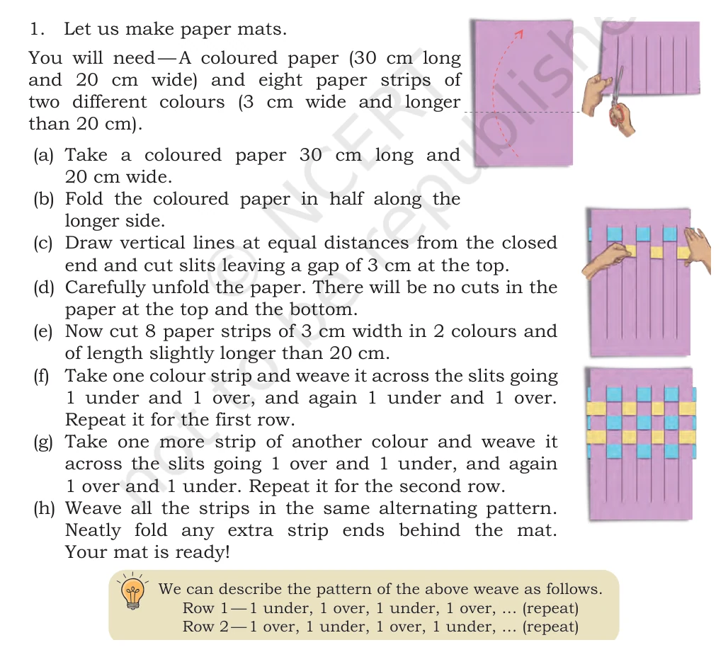 NCERT Class 5 Maths Chapter 7, solved question 1