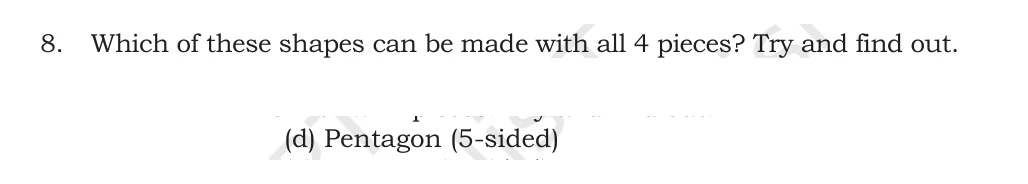 NCERT Class 5 Maths Chapter 7, solved question 45