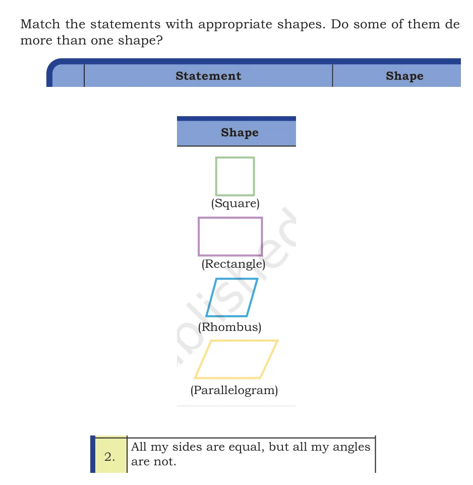 NCERT Class 5 Maths Chapter 7, solved question 57