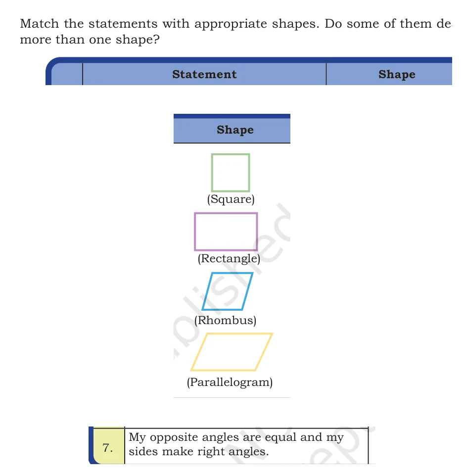 NCERT Class 5 Maths Chapter 7, solved question 62