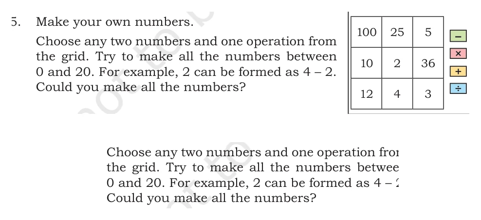 NCERT Class 5 Maths Chapter 6, solved question 9