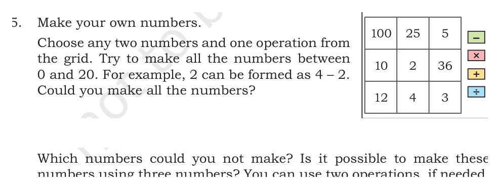 NCERT Class 5 Maths Chapter 6, solved question 10