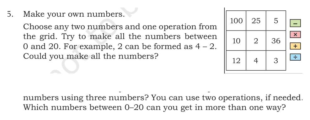 NCERT Class 5 Maths Chapter 6, solved question 11