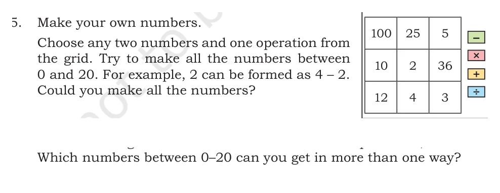 NCERT Class 5 Maths Chapter 6, solved question 12
