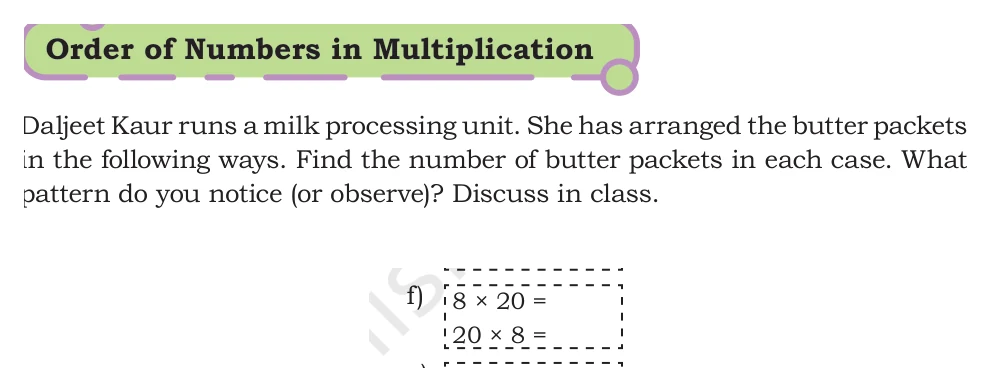 NCERT Class 5 Maths Chapter 6, solved question 17