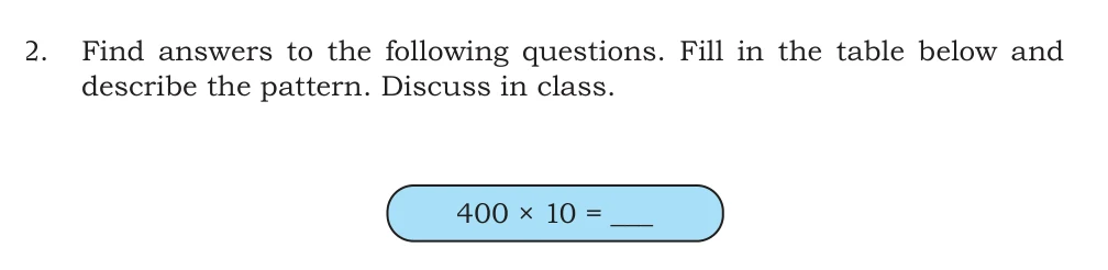 NCERT Class 5 Maths Chapter 6, solved question 29