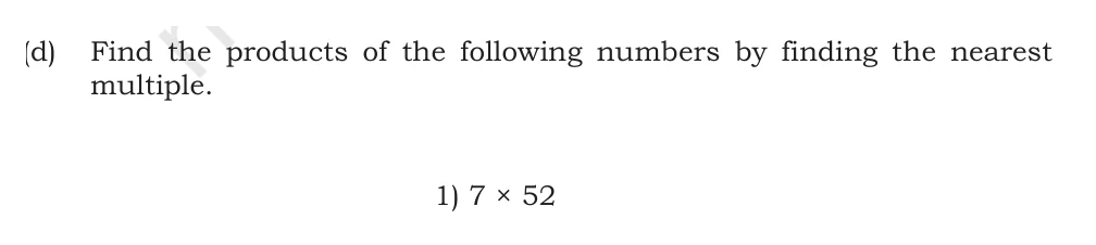 NCERT Class 5 Maths Chapter 6, solved question 70