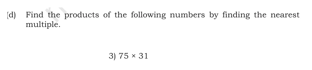 NCERT Class 5 Maths Chapter 6, solved question 72