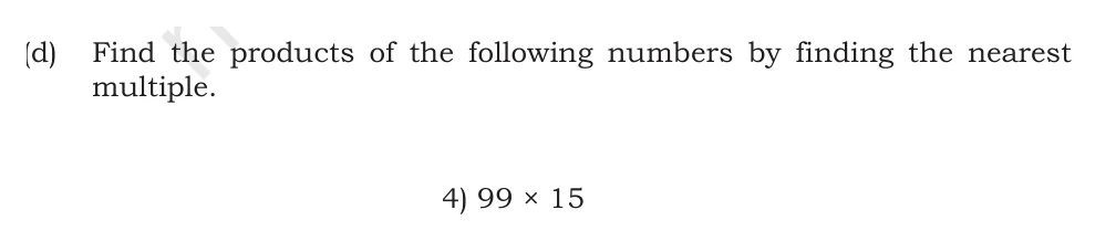 NCERT Class 5 Maths Chapter 6, solved question 73