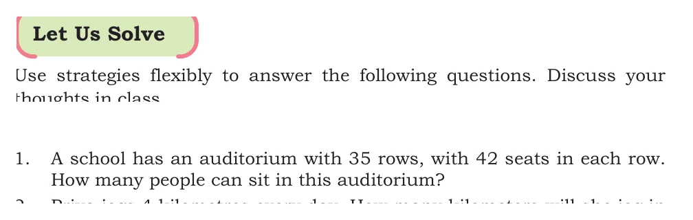 NCERT Class 5 Maths Chapter 6, solved question 76