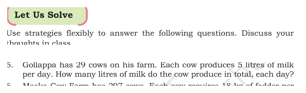 NCERT Class 5 Maths Chapter 6, solved question 80