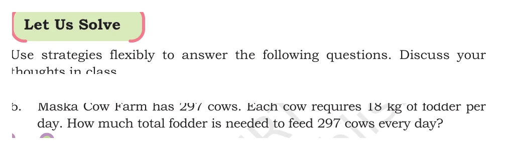 NCERT Class 5 Maths Chapter 6, solved question 81