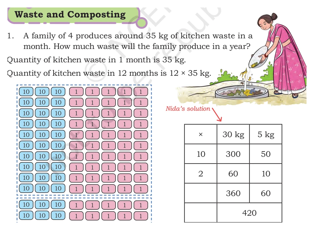 NCERT Class 5 Maths Chapter 6, solved question 82