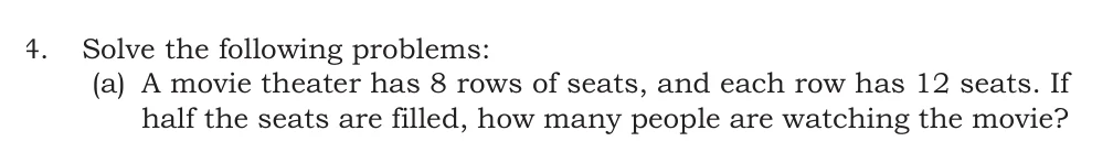NCERT Class 5 Maths Chapter 6, solved question 99