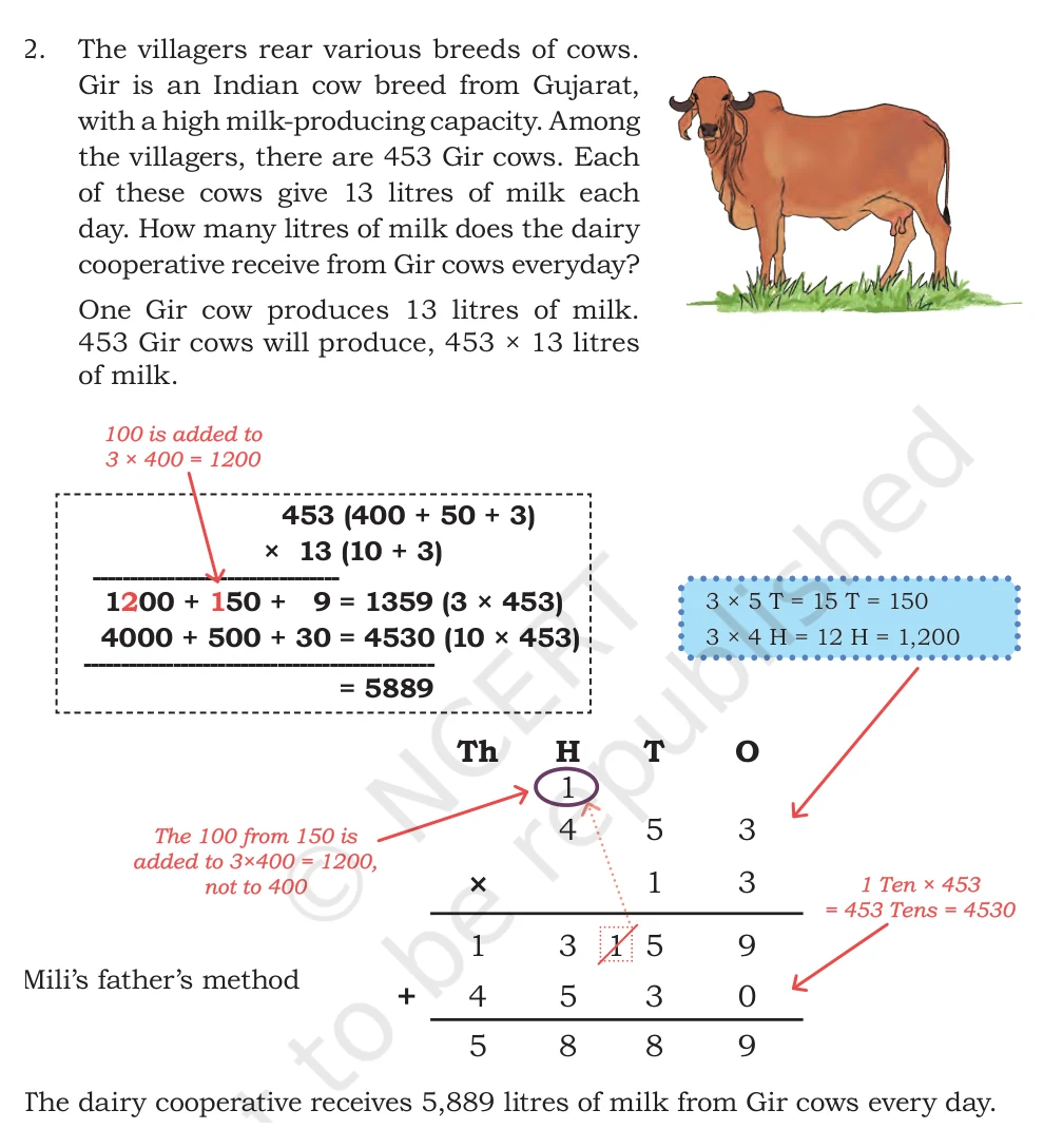 NCERT Class 5 Maths Chapter 6, solved question 108