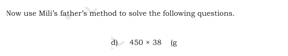 NCERT Class 5 Maths Chapter 6, solved question 127
