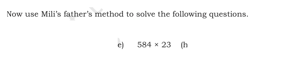 NCERT Class 5 Maths Chapter 6, solved question 128