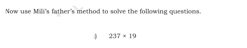 NCERT Class 5 Maths Chapter 6, solved question 132