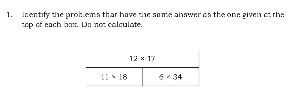 NCERT Class 5 Maths Chapter 6, solved question 138