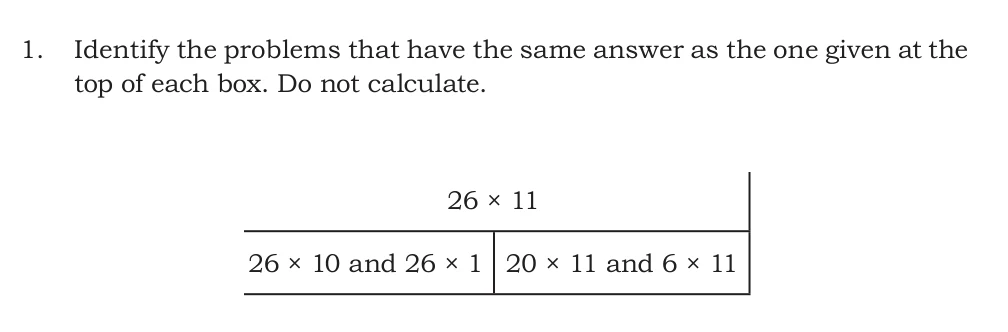 NCERT Class 5 Maths Chapter 6, solved question 139