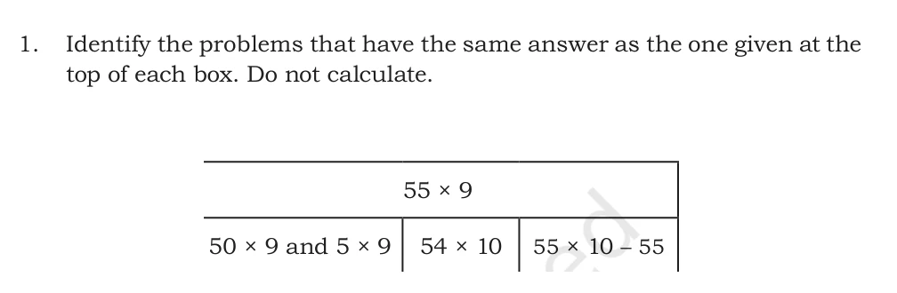 NCERT Class 5 Maths Chapter 6, solved question 141