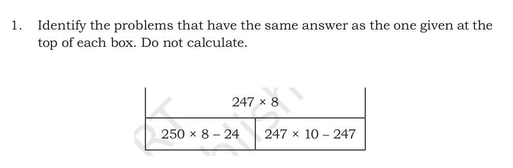 NCERT Class 5 Maths Chapter 6, solved question 143