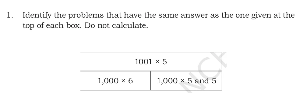 NCERT Class 5 Maths Chapter 6, solved question 144