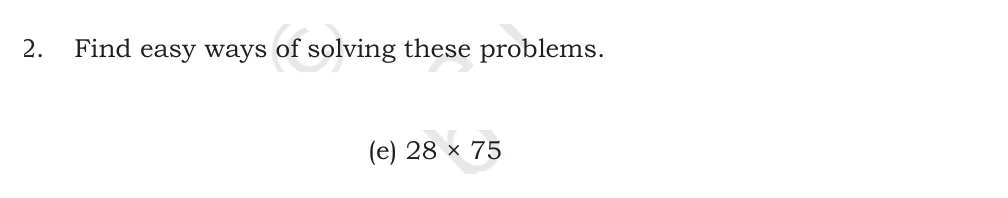 NCERT Class 5 Maths Chapter 6, solved question 150