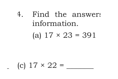 NCERT Class 5 Maths Chapter 6, solved question 157