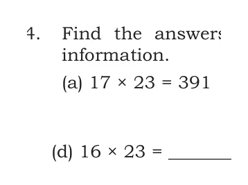 NCERT Class 5 Maths Chapter 6, solved question 158