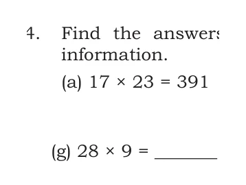 NCERT Class 5 Maths Chapter 6, solved question 160