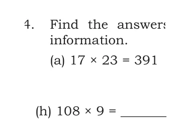 NCERT Class 5 Maths Chapter 6, solved question 161