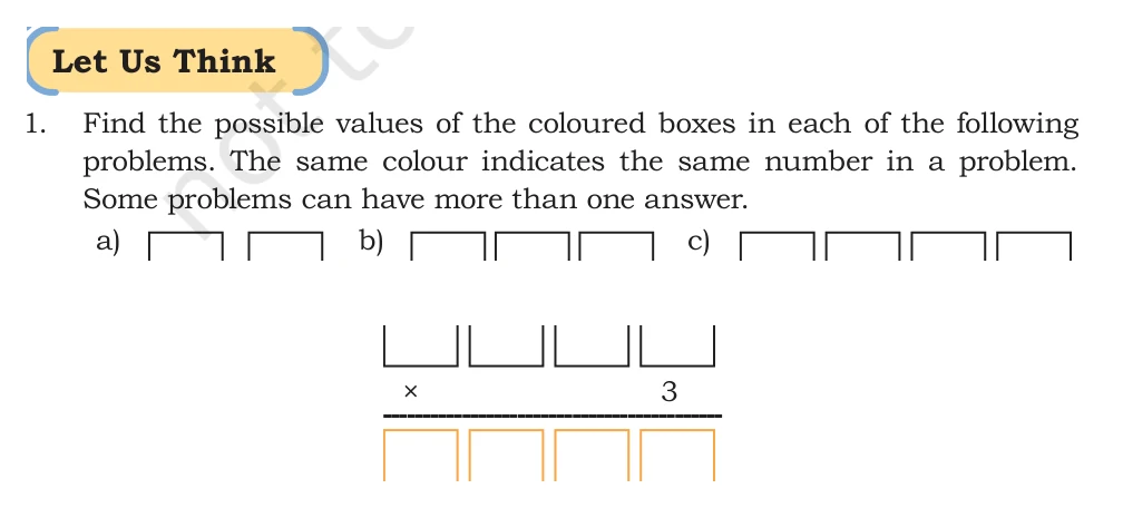 NCERT Class 5 Maths Chapter 6, solved question 165
