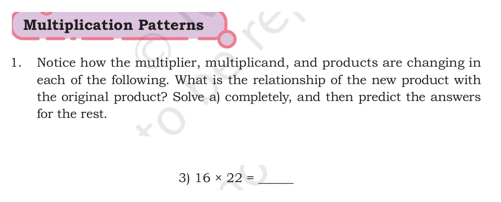 NCERT Class 5 Maths Chapter 6, solved question 181
