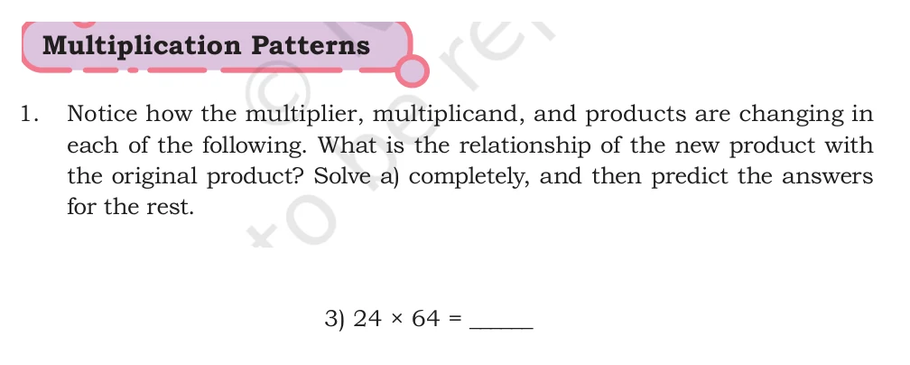 NCERT Class 5 Maths Chapter 6, solved question 185