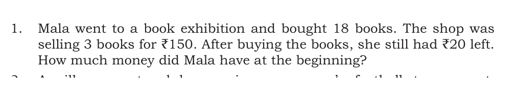 NCERT Class 5 Maths Chapter 6, solved question 194