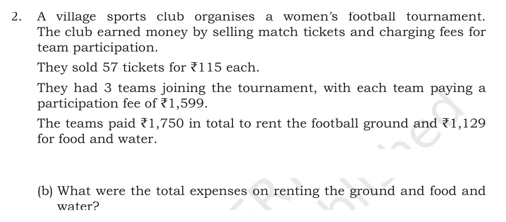 NCERT Class 5 Maths Chapter 6, solved question 196