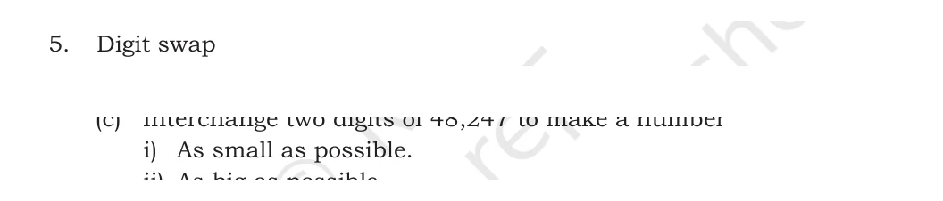 NCERT Class 5 Maths Chapter 1, solved question 44