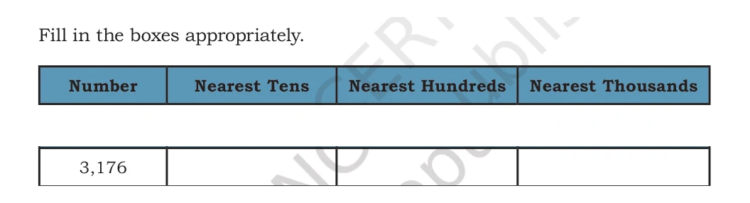 NCERT Class 5 Maths Chapter 1, solved question 49