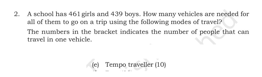 NCERT Class 5 Maths Chapter 1, solved question 65