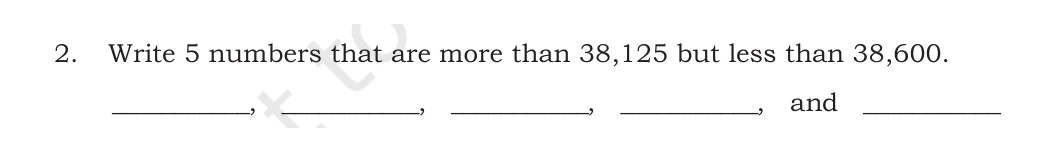NCERT Class 5 Maths Chapter 1, solved question 94