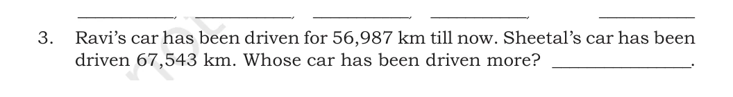 NCERT Class 5 Maths Chapter 1, solved question 95