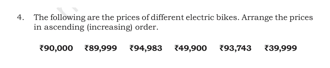 NCERT Class 5 Maths Chapter 1, solved question 96