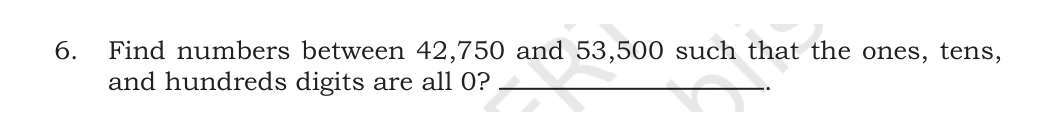 NCERT Class 5 Maths Chapter 1, solved question 98