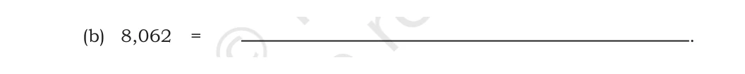 NCERT Class 5 Maths Chapter 1, solved question 100